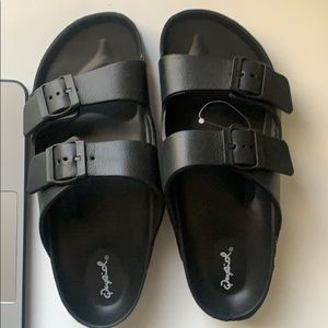 Qupid Two Striped Sandals !!!